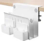 Desk Side Storage, under Desk Laptop Mount, Table Side Hanging File Organizer, N