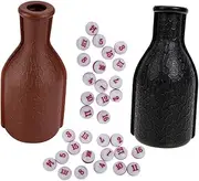 DRESSOOS Billiards Game Props 2 Sets of Cups Snooker Bottle Billiard Dice Pool Game Dice Plastic Pool Bottle Toys