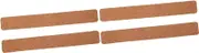 KALLORY 2sets Cork Message Board Adhesive Strips Display Cork Board for Office Home Classroom 2pcs*2