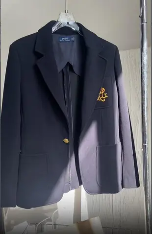 【包你喜歡代購】小馬女生西裝 RL西裝 RALPH LAUREN 金扣西裝外套  POLO金釦西裝