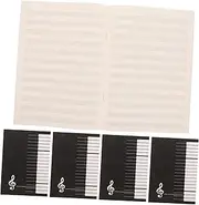 CIMAXIC Guitar Sheet Music Notebook Creative Manuscript Staff Notebook for Music Practice Composition 10 Pcs Manuscript