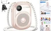 Portable Voice Amplifier Wired Microphone and Speaker,PA System Voice