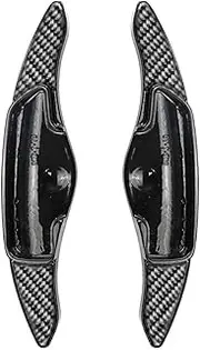 Car Steering Wheel Shift Paddles for Genesis G70 2017-24 G90 2023-24 ABS Carbon Fiber Steering Wheel Shift Paddles Extend Sport HTEOPOEKFR(G90)