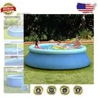 Portable 120" Blow Up Pool for Adults & Kids - Easy Setup for Summer Splash