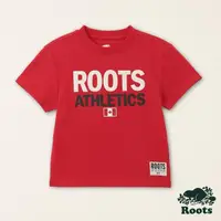 在飛比找momo購物網優惠-【Roots】Roots小童-加拿大日系列 文字設計有機棉短
