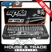 SP Tools Socket Set 51PC 3/8"Dr 12pt & 6pt Metric/SAE SP20201