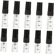 FRCOLOR 10pcs Portable Perfume Spray Bottles Refillable Travel Atomizer for Pocket Leakproof Design Glass Containers for Fragrance the Go