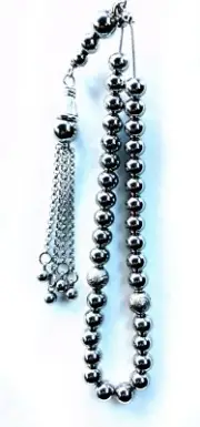 Tasbih worry beads komboli sterling silver 925 and stainless steel made in AU