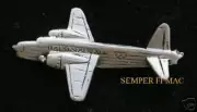 WELLILNGTON MK1 BOMBER RAF PEWTER LAEPL PIN UP AIRPLANE TIE TAC PILOT CREW GIFT