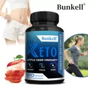 Keto+Apple Cider Vinegar Capsules – Promotes Healthy Metabolism and Fat Burning