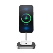 Alogic MSP21CS15W MagSpeed 2-in-1 Wireless 15W Charging Station for iPhone 12/13, AirPods