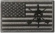 [YOYUMI] Patches Hook and Loop Morale Patch Boutique Embroidered Crf Green Beret American Flag Patch