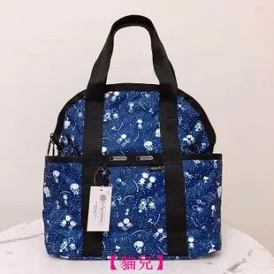 LeSportsac x Snoopy 太空史努比 2442 手提/雙肩後背包 輕量 多夾層 大容量 背面可插行李箱 降