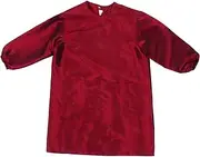Healeved Barber Shop Overalls Hairdresser Apron Hair Salon Equipment Barber Cloth Hair Cutting Gown Hair Dresser Scissors Hair Apron Cape Hairdressing Gown with Sleeves Nylon Polyester Red
