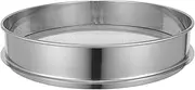INOOMP Stainless Steel Soil Sifter Gardening Sieve with Mesh for Efficient Filtering for Garden Compost and Home Sifting Applications