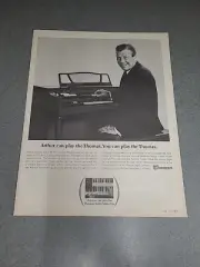 Thomas Organ Arthur Godfrey Vintage Print Ad 1964 10x13