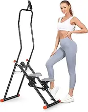 Stair Stepper Resistance Adjustable Vertical Climber Machine Ab Glute and Leg Home Cardio Exerciser