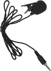 VINTORKY Professional Recording Lapel Mic 3.5mm Clip Microphone for Phone Computer Camera