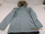 VOLCOM FAWN INSULATED JACKET WOMENS LARGE GREEN ASH H0452308