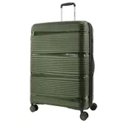 Pierre Cardin Normandy 73cm LARGE Hard Shell Suitcase - Green