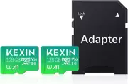 KEXIN 128GB Micro SD Card Pack of 2 MicroSDXC Memory Card + SD Adapter for Ac...