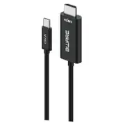 8Ware 1m USB-C to HDMI 4K Male Adapter Converter Cable For PC/Notebook/iPad BLK