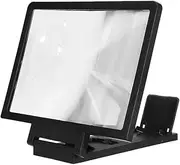 Phone Screen Magnifier 3D Mobile Phone Screen Magnifier HD Amplifying Stand Movie Video Foldable Desktop 5.5 Inch Bracket Folding Phone Holder Amplifie