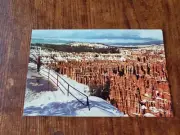 Vintage Postcard Silent City Inspiration Point Bryce Canyon Utah Bx2-3