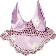 HKM -Hobby Horsing Fly Cover for Horse with Print (Purple with Daisies)