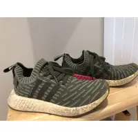 在飛比找蝦皮購物優惠-Adidas NMD 墨綠粉 二手