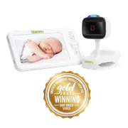 Uniden BW6101R - Super HD 5” Smart Baby Camera With Clamp / Monitor with Smartphone Access and Customisable Animated Night Light
