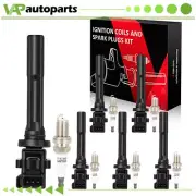 6 For 2.5L V6 Suzuki Grand Vitara XL-7 Ignition Coil & Iridium Spark Plug 02-05 (for: Suzuki)