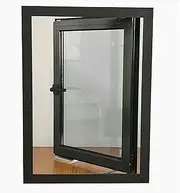 Repent Assembly Folding Window, Head Opening Window Window with Lock Handle, Temperate Glass Window for Barns of Bathing Houses