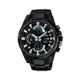 CASIO EDIFICE系列 光速逆轉勝三眼賽車運動錶-藍x黑-EFR-540BK-1AVUDF-45mm