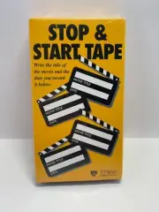 "Stop & Start Tape" - TRIAX CABLEVISION - Blank VHS Tape ** Buy 2 Get 1 Free **