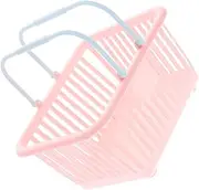 CLISPEED Mini Picnic Basket Portable Multi Functional Storage Basket with Handle for Grocery Shopping Sundry Organization Lightweight and Breathable Design