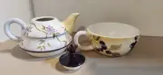 Tracey Porter Tea Pot For One Hand Painted