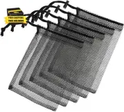 5 Pcs Small Mesh Bags, Small Mesh Drawstring Bag Storage Bag Laundry Mesh Bags f