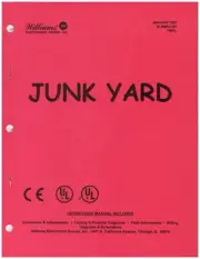 Williams Junk Yard JUNKYARD Pinball Machine Manual 156 Pages BRAND NEW!