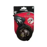 Covert 0.3125 in Master Lock Security Cable Black Case of 6