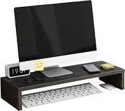 Monitor Riser, 15.75x7.09x2.36 Inch 1 Tier Computer Monitor Stand, Space-Saving Desk Monitor Stand with Storage, Non-Slip Desk Shelf for Home and Office Desk Monitor Stand Computer Monitor Stand Moni