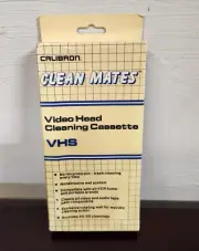 VTG Rare Sealed Calibron clean mates video head cleaning cassette VHS VC 320 HTF