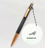 MontbIanc 782 Ballpoint Pen ❇️Without Black Plastic‼️ New Old Stock Parts #Gold