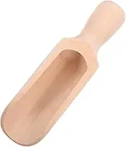 NOLITOY Wooden Spoon Kitchen Scoop Multifunctional Utensil for Sugar Spice Coffee Beechwood Spoons for Seasoning Tea Ice for Home Restaurants and Food Stores