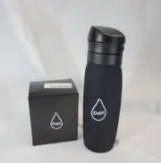 Daje Silicone Sports Collapsible 20oz Water Bottle Folding Hiking Canteen Flask