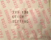 Elgin 793 - Part 138 - Setting Lever - Factory Watch Replacement / Repair Part