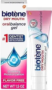 Biotene OralBalance Moisturizing Gel Flavor-Free, Alcohol-Free, for Dry Mouth, 1.5 ounce