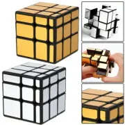 Neo Magic Mirror Cube 3x3x3 Gold Silver Speed Cubes Puzzles Educational Boy Gift