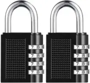Outdoor Locker Combination Lock, Weatherproof Combination Padlock, 2 Pack