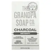 The Grandpa Soap Co., Face & Body Bar Soap, Charcoal, 4.25 oz (120 g)